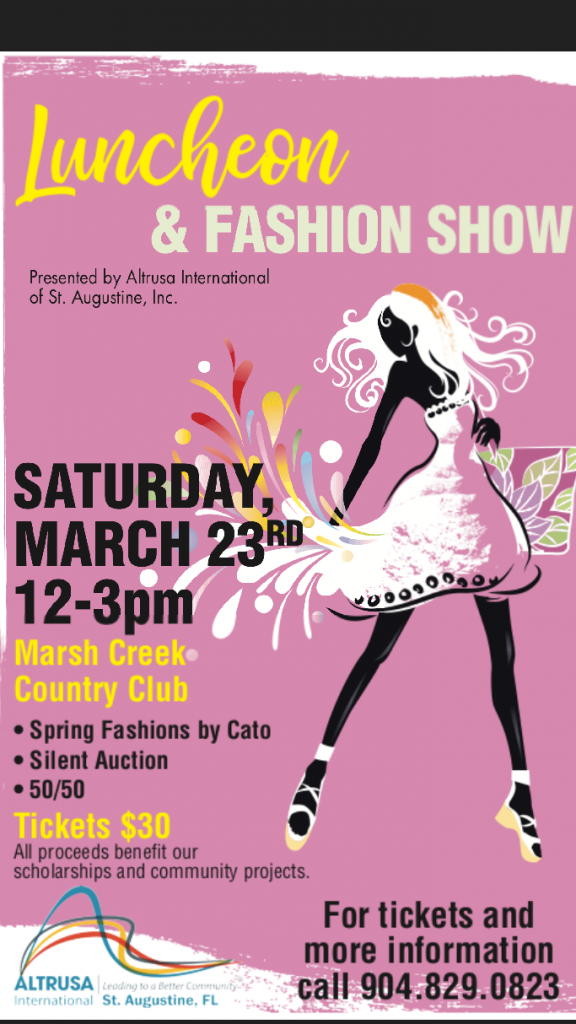 Luncheon and Fashion Show Sponsored by Altrusa International of St