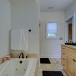 Master bath with jetted tub