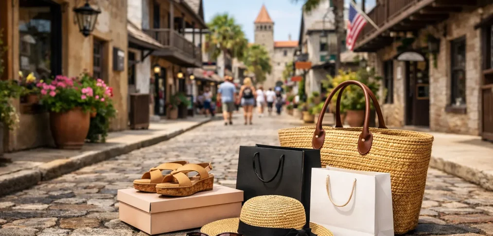 St. Augustine Cobblestone Street Shopping Guide