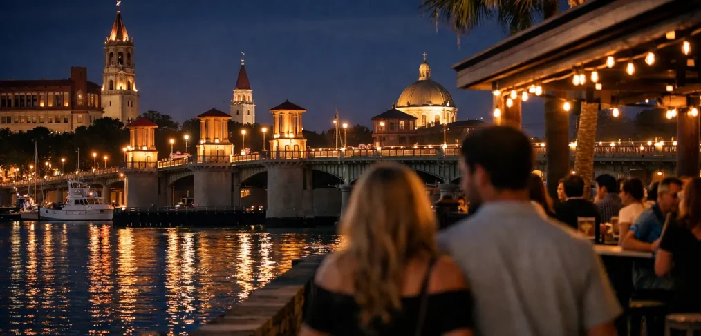 St. Augustine Nightlife Near Downtown After Dark