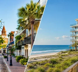 Uptown Rentals Versus Beach Condos in St. Augustine